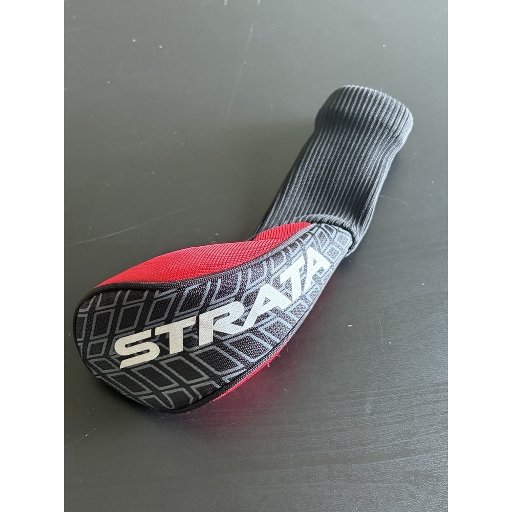 Strata Golf 5H 5 Hybrid Golf Club Headcover Red Black Pullover